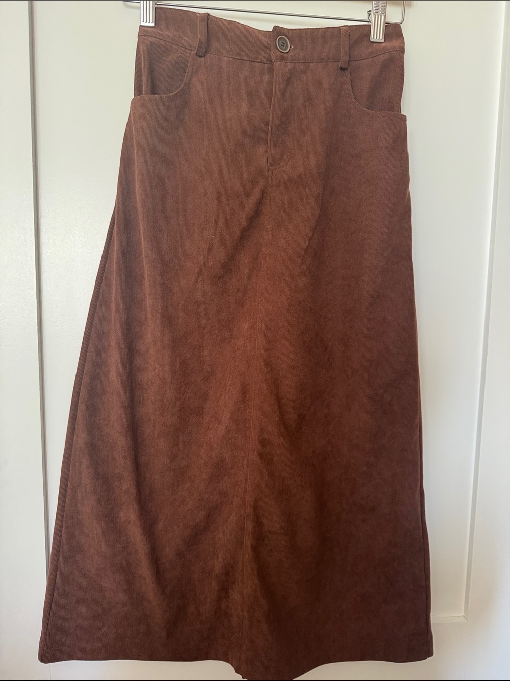 Brown Women's A-Line Skirt - Classic Everyday Style